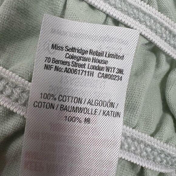 ASOS Miss Selfridges Mint Green Ruched Crop Top - Picture 6 of 9